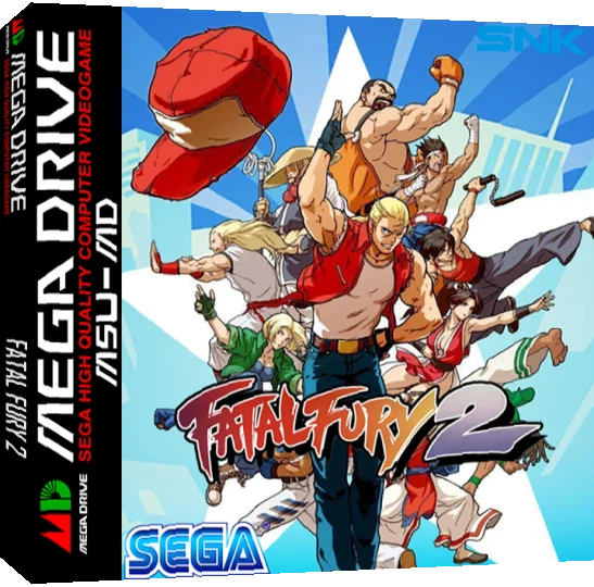 Fatal Fury II — box-3D (WOR)