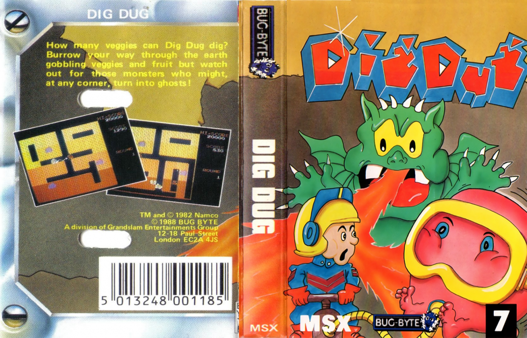 Dig Dug — box-texture (EU)