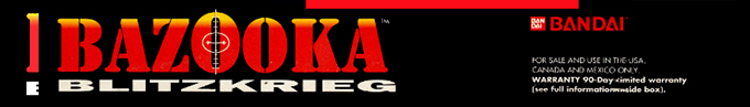 Bazooka Blitzkrieg — box-2D-side (US)