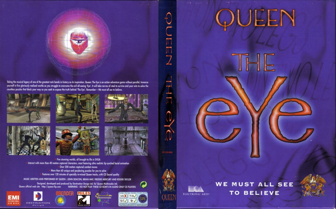 Queen - The Eye — box-texture (EU)
