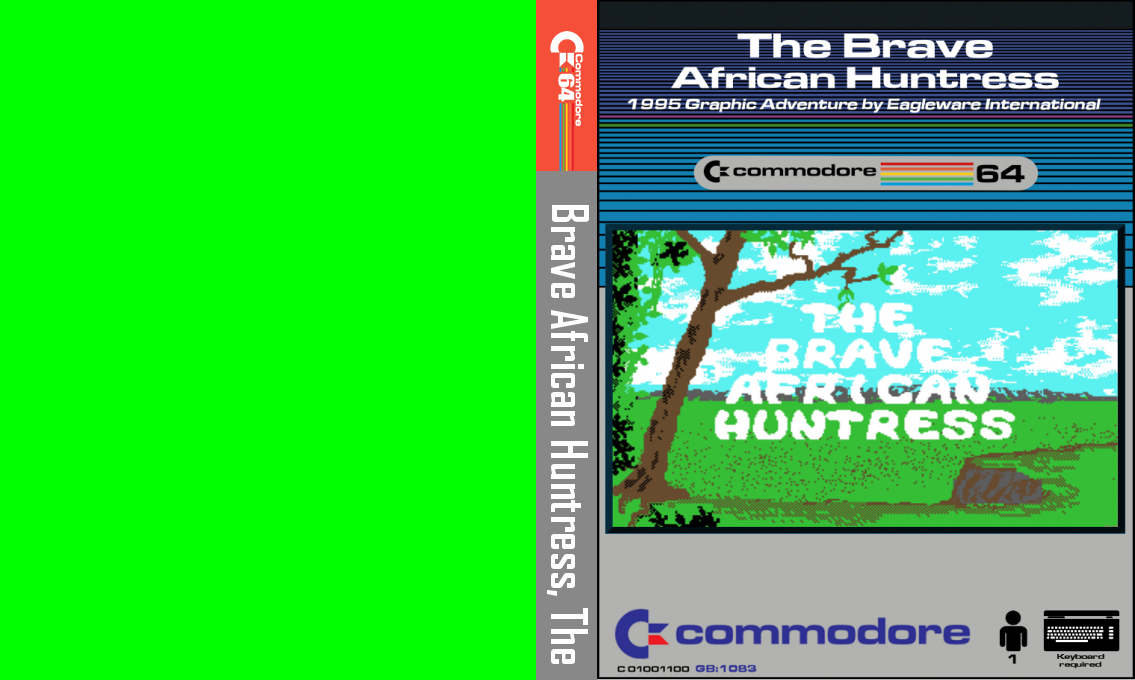 The Brave African Huntress — box-texture (CUS)