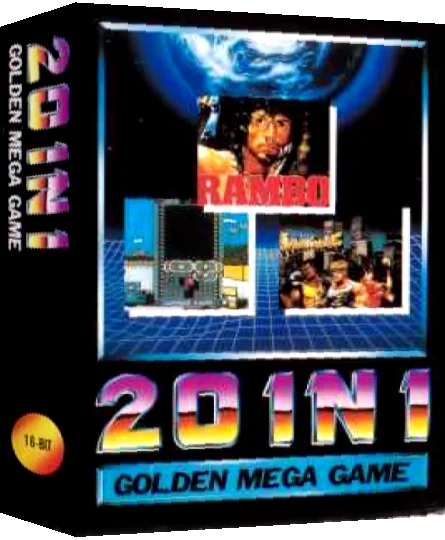 20 In 1 Golden Mega Game — box-3D (WOR)