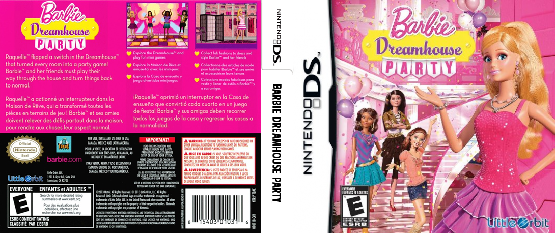 Barbie - Dreamhouse Party — box-texture (US)