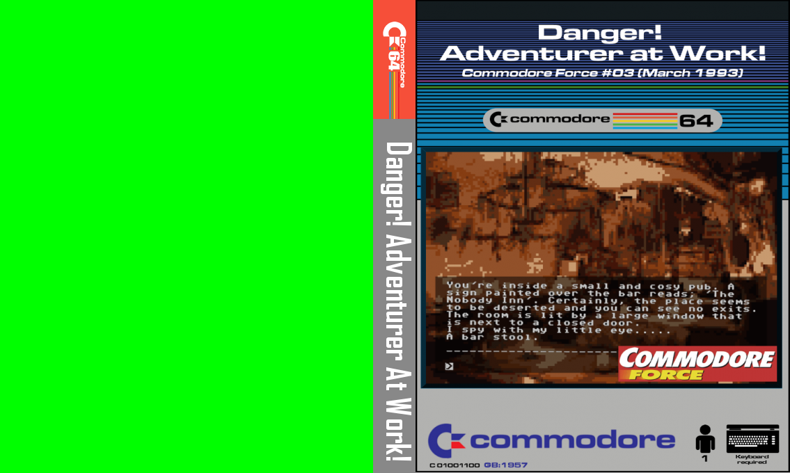Danger! Adventurer at Work! — box-texture (CUS)