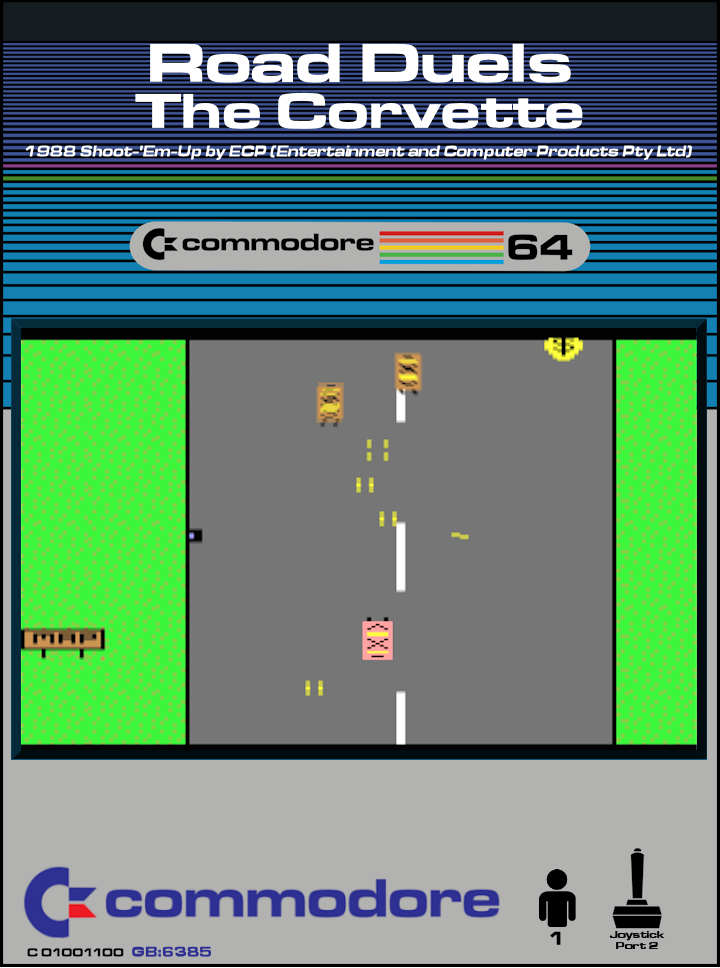 Road Duels : The Corvette box art