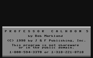 Professor Calhoon V — sstitle (WOR)