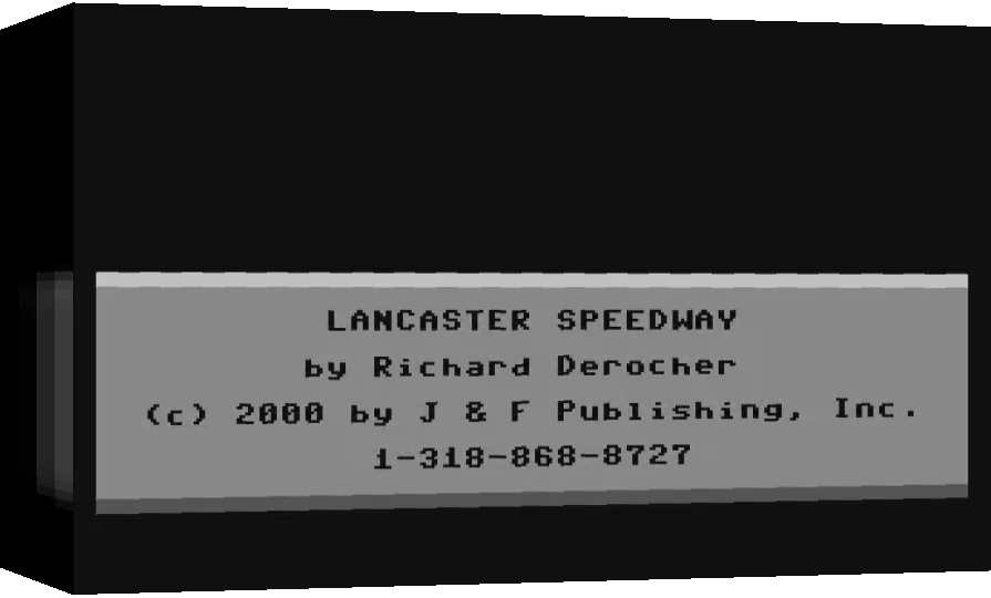 Lancaster Speedway — box-3D (WOR)