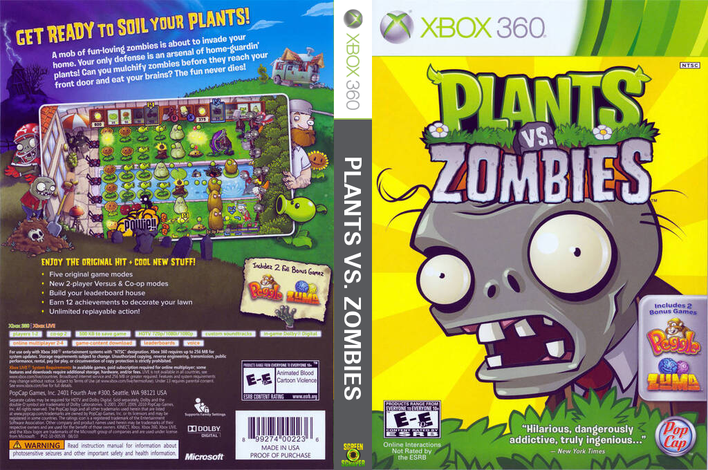 Plants vs. Zombies — box-texture (US)