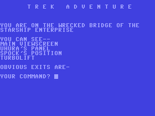 Trek Adventure — ss (WOR)