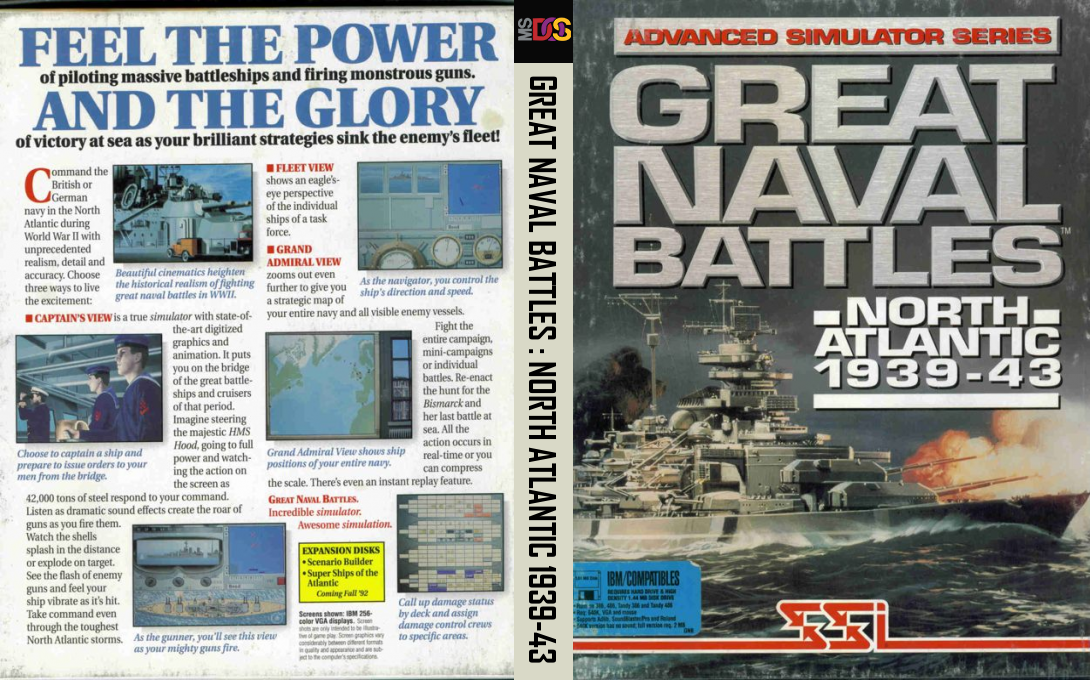 Great Naval Battles - North Atlantic 1939-43 — box-texture (US)
