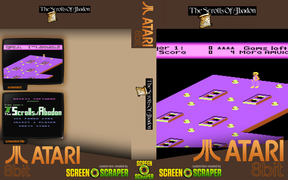 Scrolls Of Abadon, The — box-texture (SS)