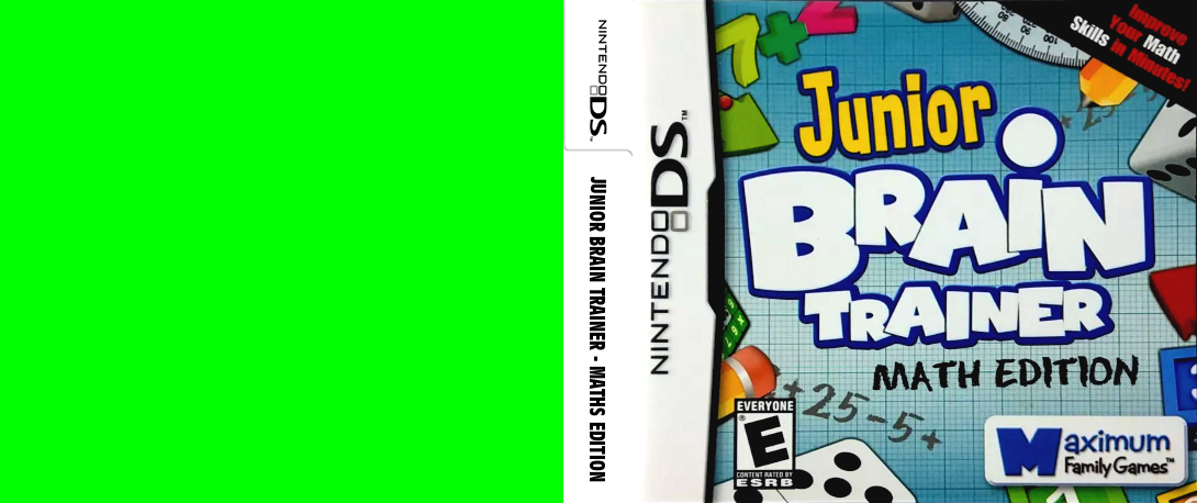 Junior Brain Trainer - Maths Edition — box-texture (US)