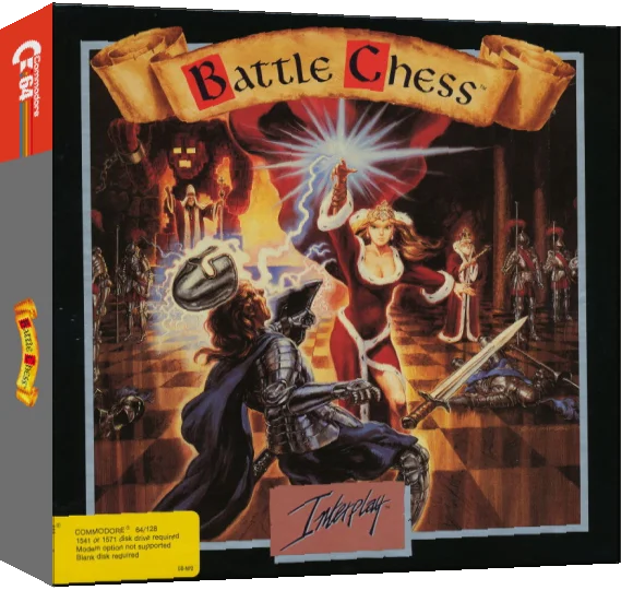 Battle Chess — box-3D (US)