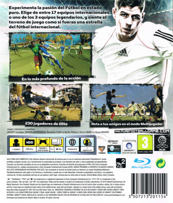 Pure Football — box-2D-back (SP)