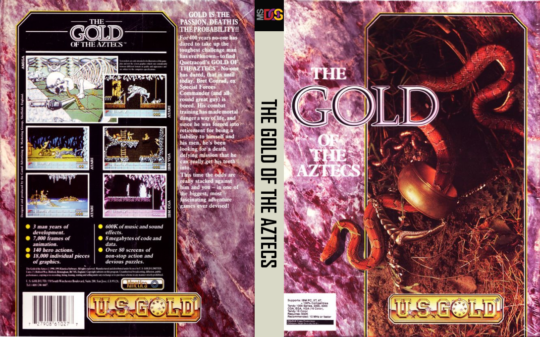 Gold Of The Aztecs, The — box-texture (US)