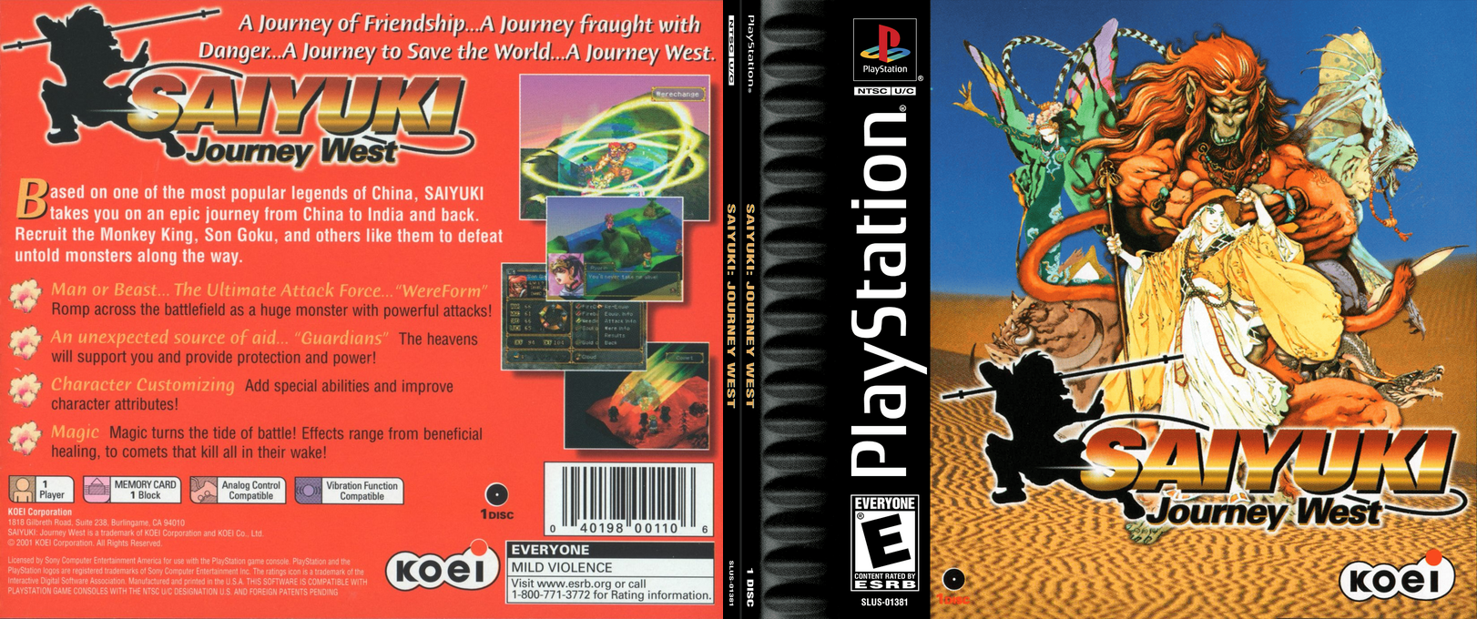 Saiyuki - Journey West — box-texture (US)