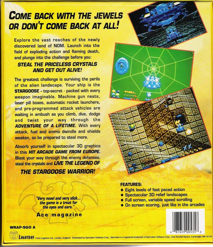 Star Goose! — box-2D-back (US)