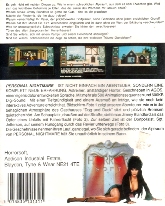 Personal Nightmare — box-2D-back (EU)