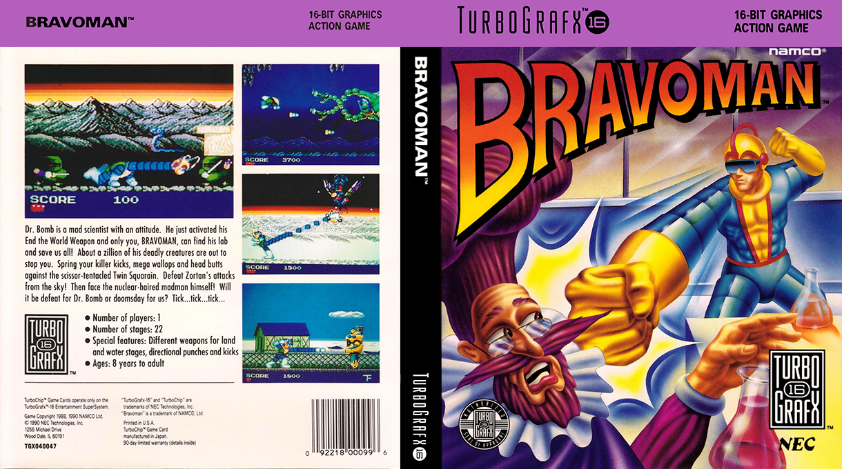 Chou Zetsurinjin Bravoman — box-texture (US)