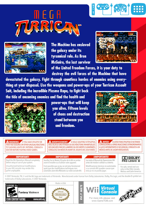 Mega Turrican — box-2D-back (US)