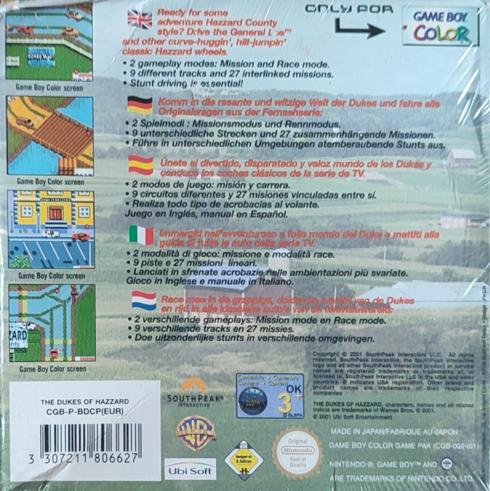 The Dukes of Hazzard : Racing for Home — box-2D-back (EU)