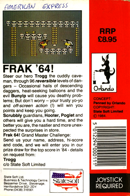Frak! 64 — box-2D-back (EU)