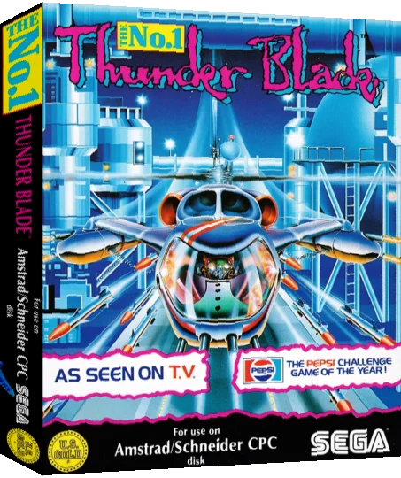 Thunder Blade — box-3D (EU)