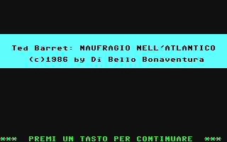 Ted Barret : Naufragio nell'Atlantico — sstitle (IT)