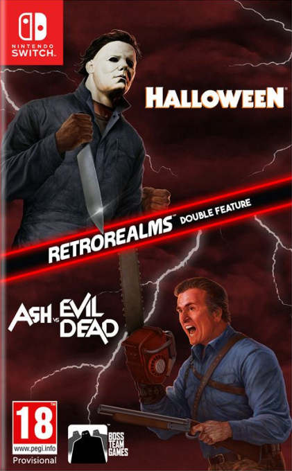 Halloween and Ash vs Evil Dead RetroRealms Double Feature — box-2D (EU)