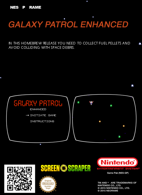 Galaxy Patrol Enhanced — box-2D-back (SS)