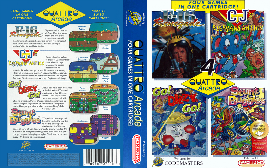 Quattro Arcade — box-texture (US)