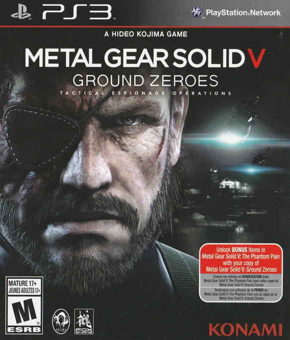 Metal Gear Solid V - Ground Zeroes box art