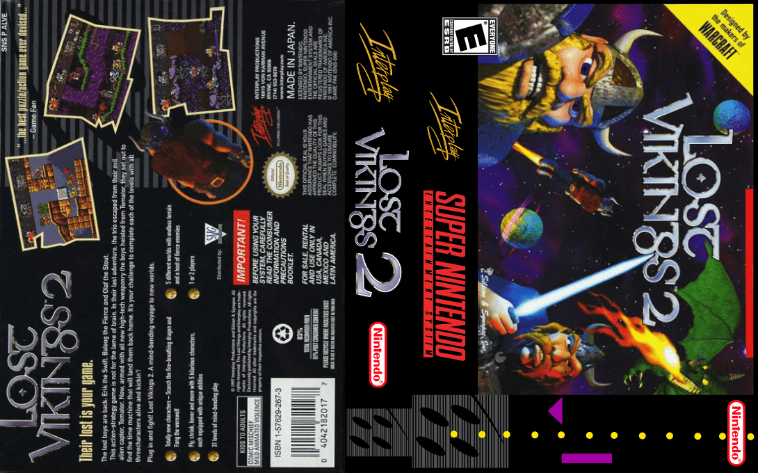 Lost Vikings 2 Norse By Norsewest, The — box-texture (US)