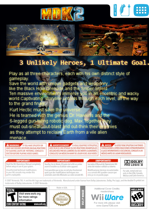 Mdk 2 — box-2D-back (US)