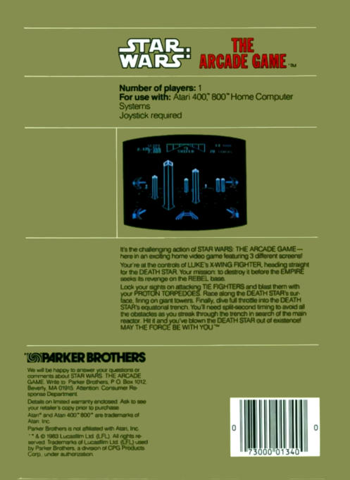 Star Wars - The Arcade Game — box-2D-back (US)