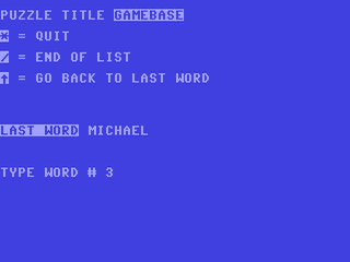 Word Search II : Printer Version — ss (WOR)