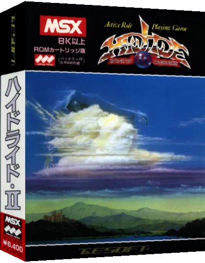 Hydlide II - Shine of Darkness — box-3D (JP)