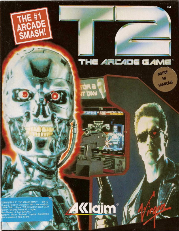 T2 - The Arcade Game — box-2D (EU)