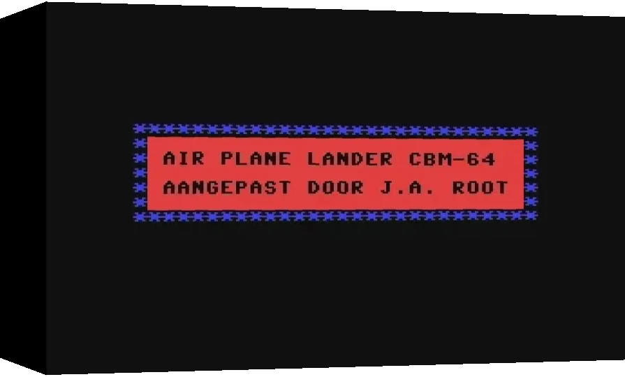 Air Plane Lander — box-3D (WOR)