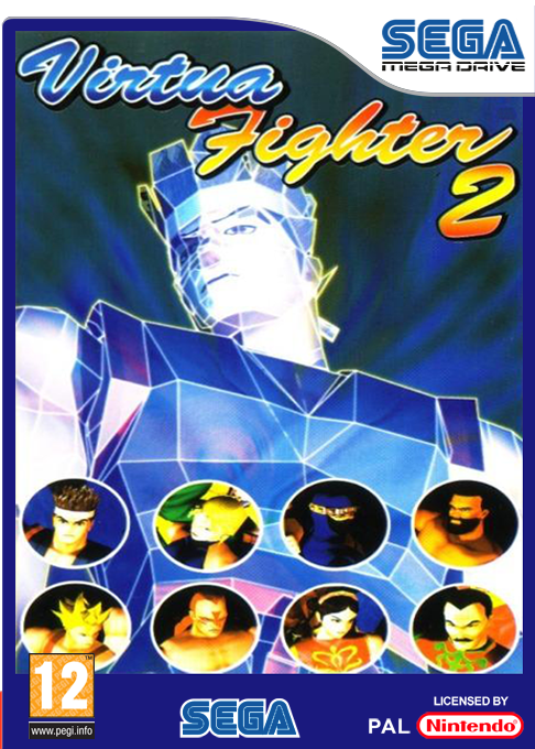 Virtua Fighter 2 — box-2D (FR)