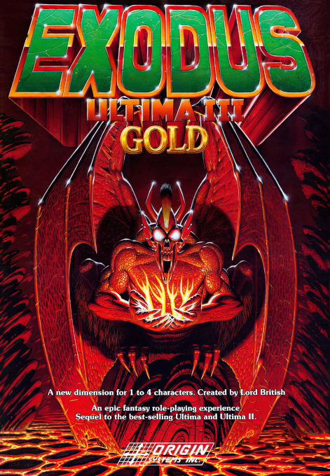 Ultima 3 - Exodus Gold box art