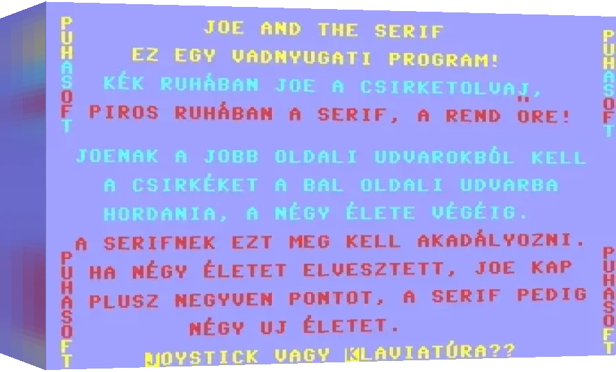 Joe and the Seriff — box-3D (WOR)