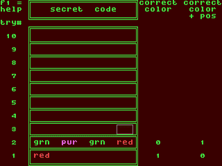 64 Mastermind - A Game Of Logic — ss (WOR)