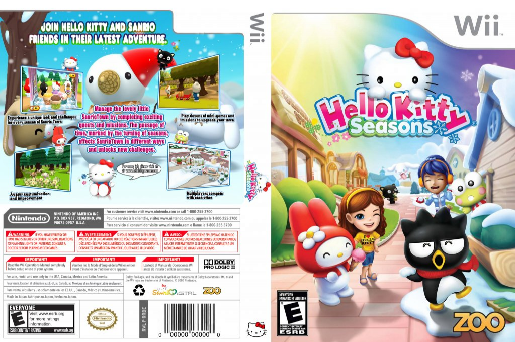 Hello Kitty Seasons — box-texture (US)