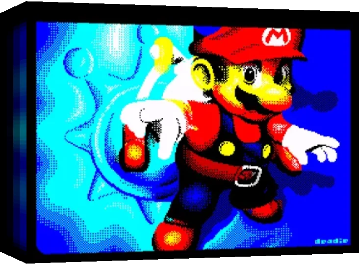 Super Mario Bross — box-3D (WOR)