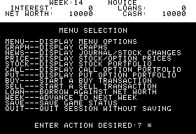 Millionaire the Stock Market Simulation — ss (WOR)