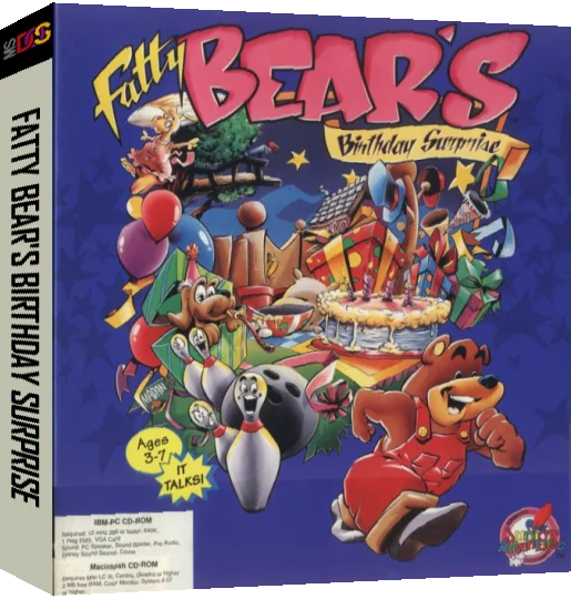 Fatty Bear's Birthday Surprise — box-3D (US)