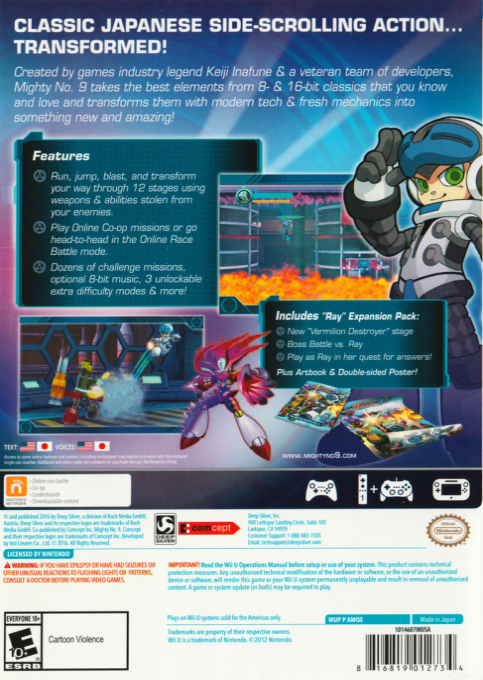 Mighty No. 9 — box-2D-back (US)