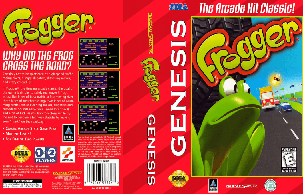 Frogger — box-texture (US)