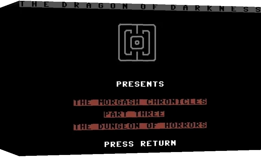 The Morgash Chronicles : Part Three - The Dungeon — box-3D (WOR)
